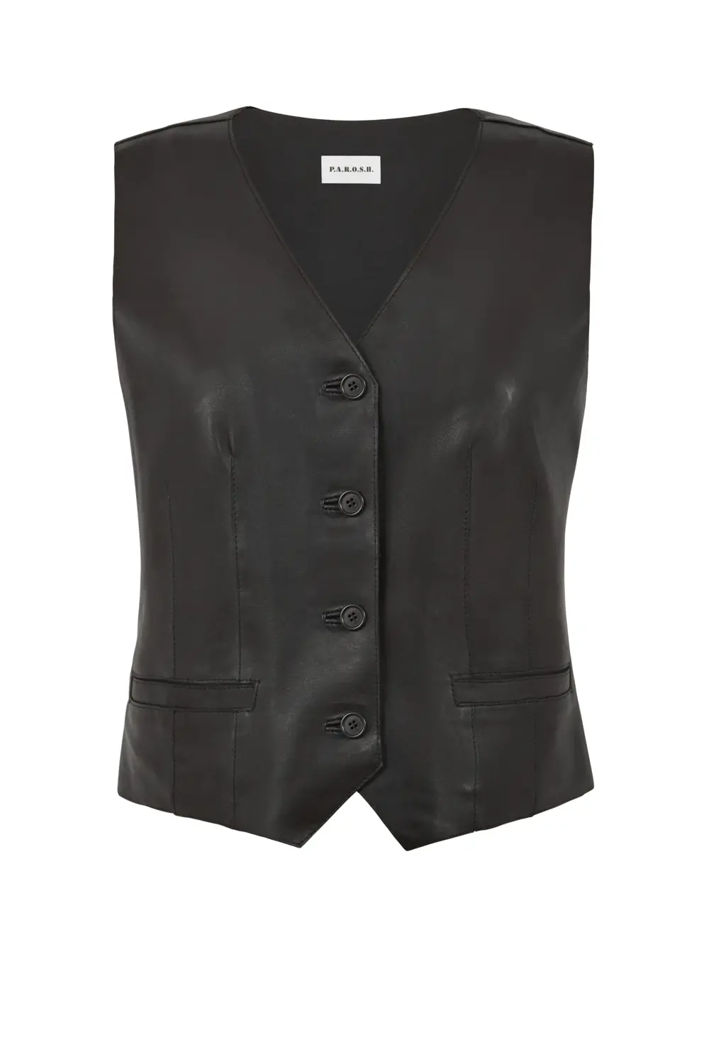 P.A.R.O.S.H. GILET IN PELLE