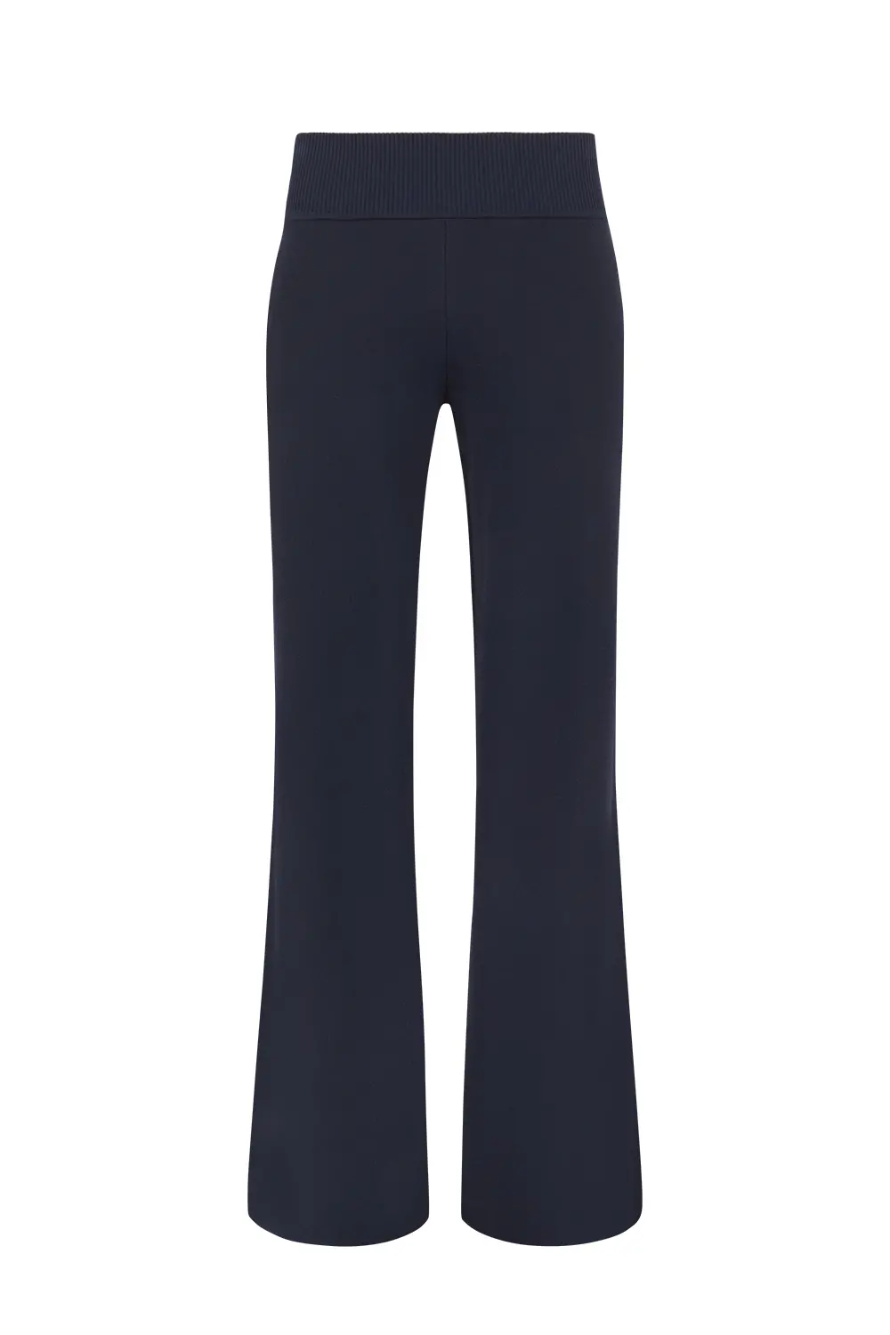 P.A.R.O.S.H. flared knit trousers - Blue